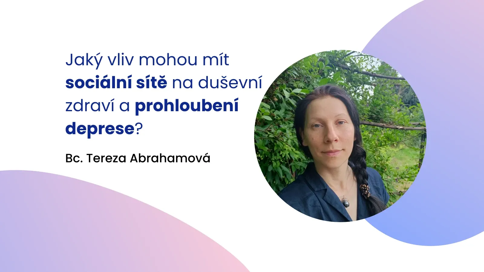 Jaký vliv mohou mít sociální sítě na duševní zdraví a prohloubení deprese?