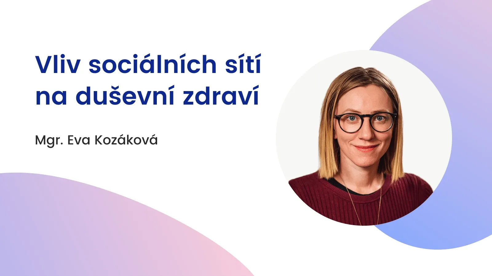 Vliv sociálních sítí na duševní zdraví